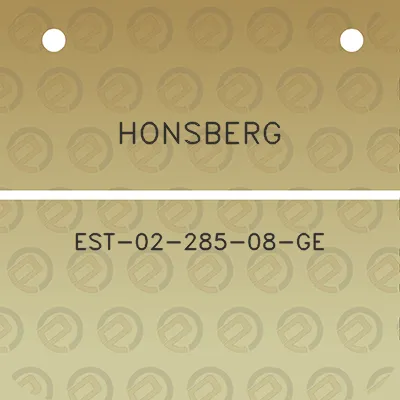 honsberg-est-02-285-08-ge