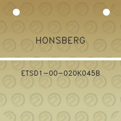 honsberg-etsd1-00-020k045b