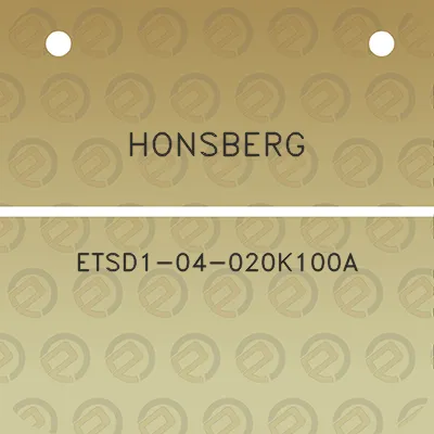 honsberg-etsd1-04-020k100a