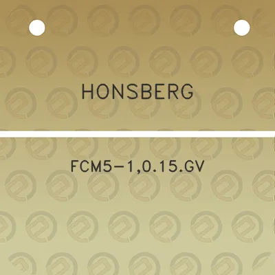 honsberg-fcm5-1015gv