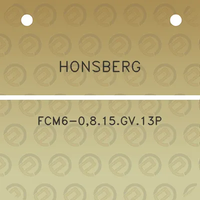 honsberg-fcm6-0815gv13p