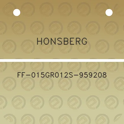 honsberg-ff-015gr012s-959208