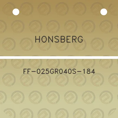 honsberg-ff-025gr040s-184