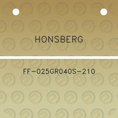 honsberg-ff-025gr040s-210