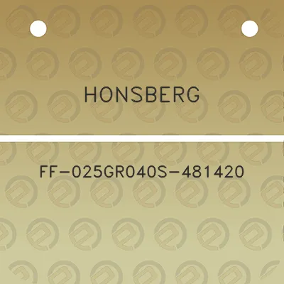 honsberg-ff-025gr040s-481420