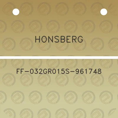 honsberg-ff-032gr015s-961748