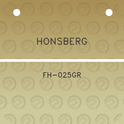 honsberg-fh-025gr