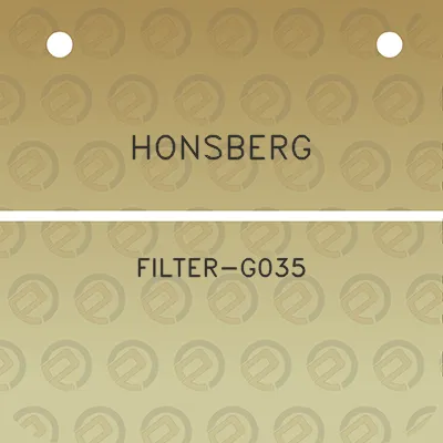 honsberg-filter-g035