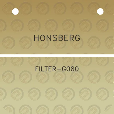 honsberg-filter-g080