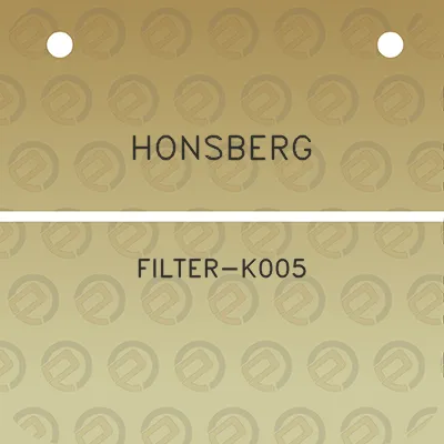 honsberg-filter-k005