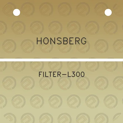 honsberg-filter-l300