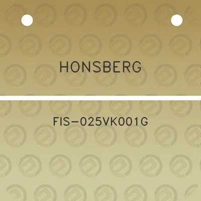 honsberg-fis-025vk001g