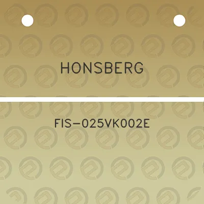 honsberg-fis-025vk002e