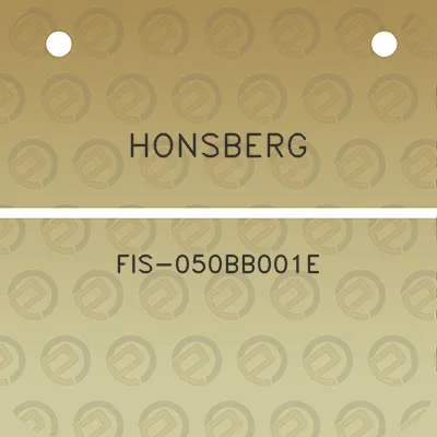 honsberg-fis-050bb001e