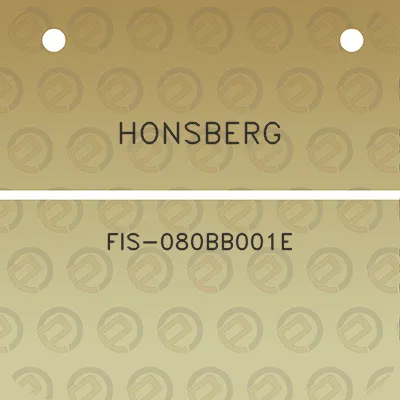 honsberg-fis-080bb001e