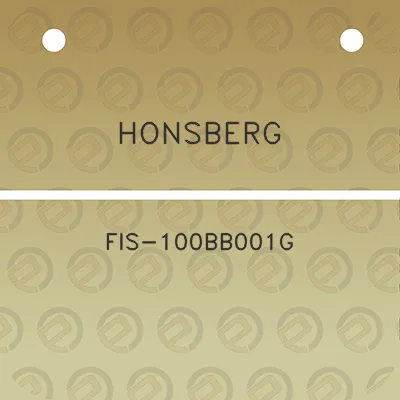 honsberg-fis-100bb001g