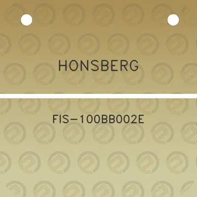 honsberg-fis-100bb002e