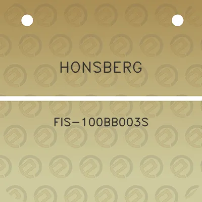 honsberg-fis-100bb003s