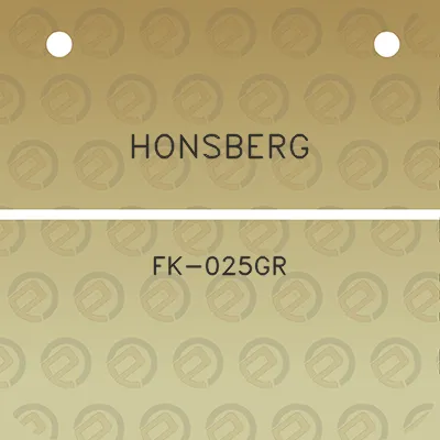 honsberg-fk-025gr