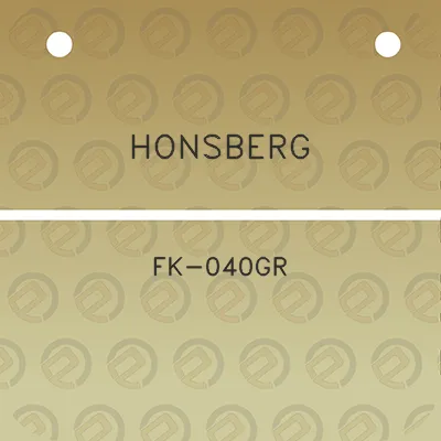 honsberg-fk-040gr