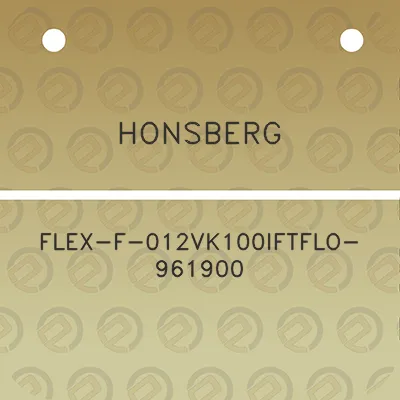 honsberg-flex-f-012vk100iftflo-961900