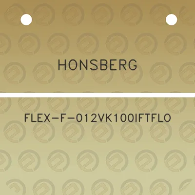 honsberg-flex-f-012vk100iftflo