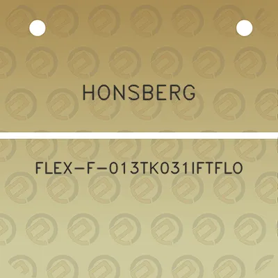 honsberg-flex-f-013tk031iftflo