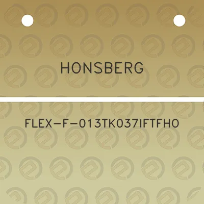 honsberg-flex-f-013tk037iftfho