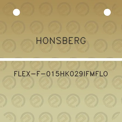 honsberg-flex-f-015hk029ifmflo