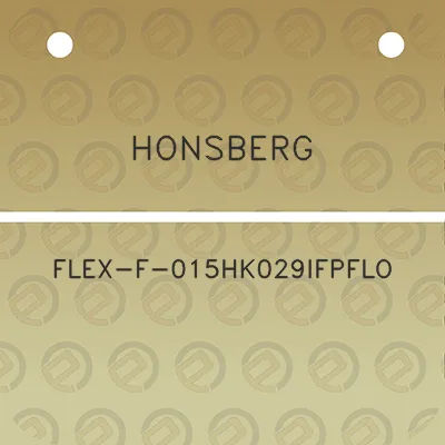 honsberg-flex-f-015hk029ifpflo