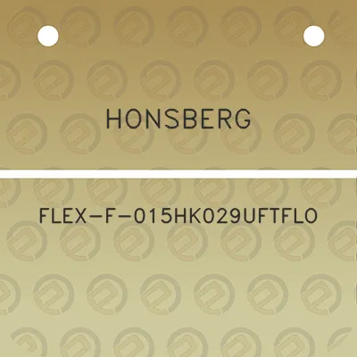 honsberg-flex-f-015hk029uftflo