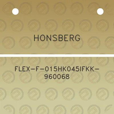 honsberg-flex-f-015hk045ifkk-960068