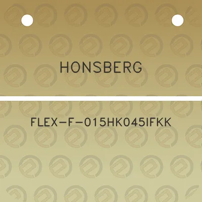 honsberg-flex-f-015hk045ifkk