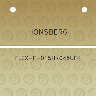 honsberg-flex-f-015hk045ufk