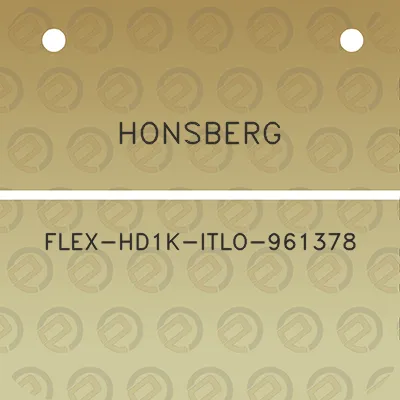 honsberg-flex-hd1k-itlo-961378