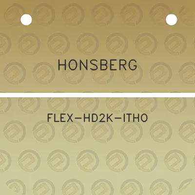 honsberg-flex-hd2k-itho