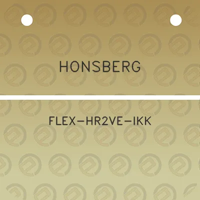 honsberg-flex-hr2ve-ikk