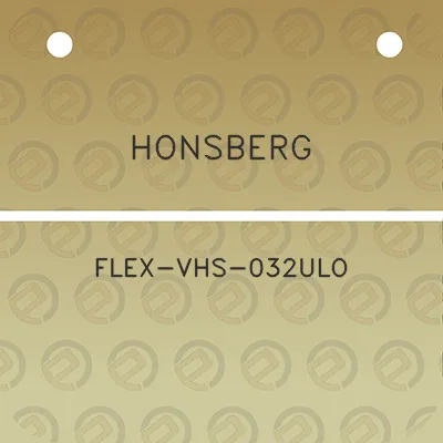 honsberg-flex-vhs-032ulo