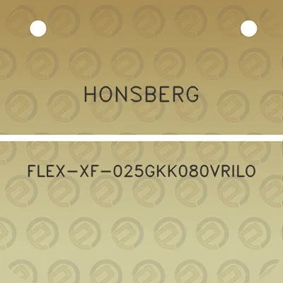 honsberg-flex-xf-025gkk080vrilo