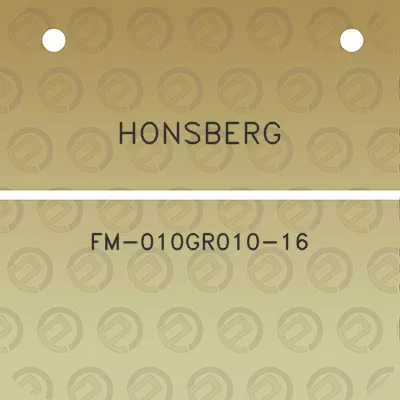 honsberg-fm-010gr010-16