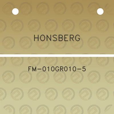 honsberg-fm-010gr010-5