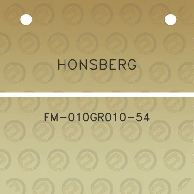 honsberg-fm-010gr010-54