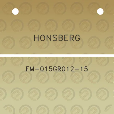 honsberg-fm-015gr012-15