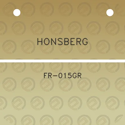 honsberg-fr-015gr