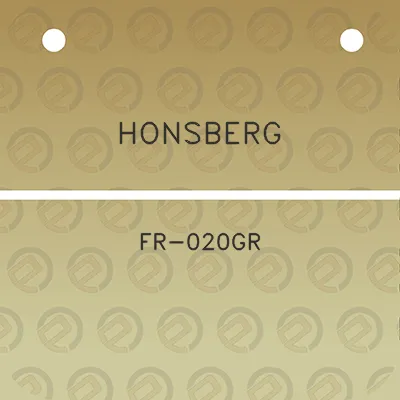 honsberg-fr-020gr