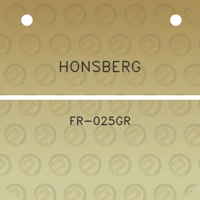 honsberg-fr-025gr