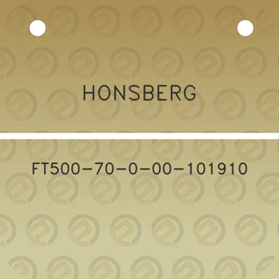 honsberg-ft500-70-0-00-101910