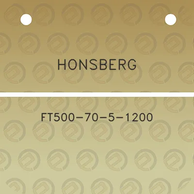 honsberg-ft500-70-5-1200