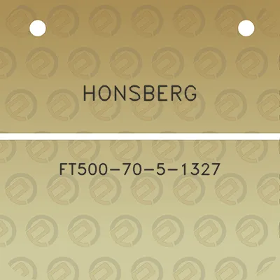 honsberg-ft500-70-5-1327