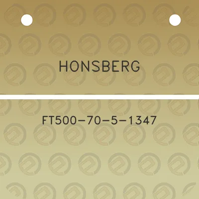 honsberg-ft500-70-5-1347